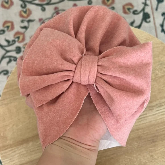 Baby Head Wrap with Bow - Picture 3 of 3